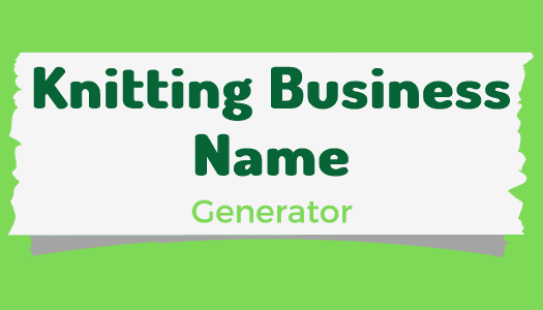 Knitting Business Name Generator