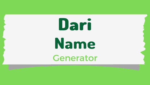 5 letter word with dari