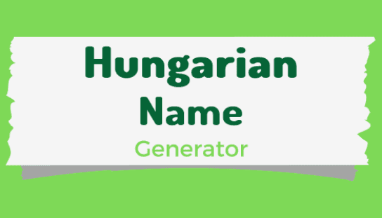 hungarian-name-generator