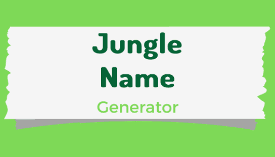 jungle-name-generator