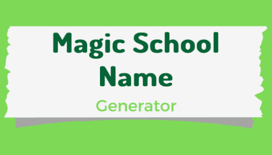 names for a school of magic