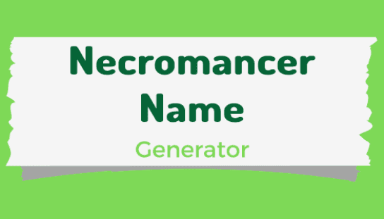 Fantasy Necromancer Name Generator   Necromancer 