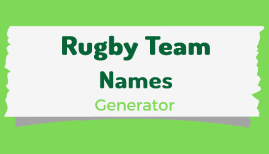 Rugby Team Name Generator