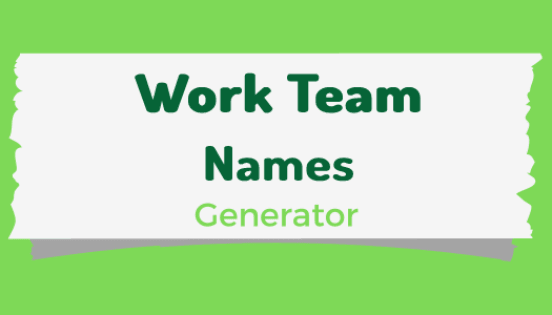 work-team-name-generator