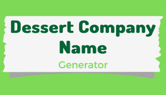 dessert-business-name-generator