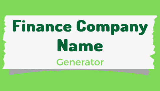 finance-company-name-generator