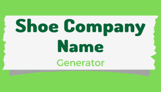 shoe-company-name-generator